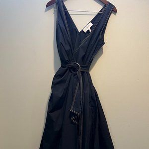 10 Cosby Derek Lam navy wrap dress with pockets (size 10)